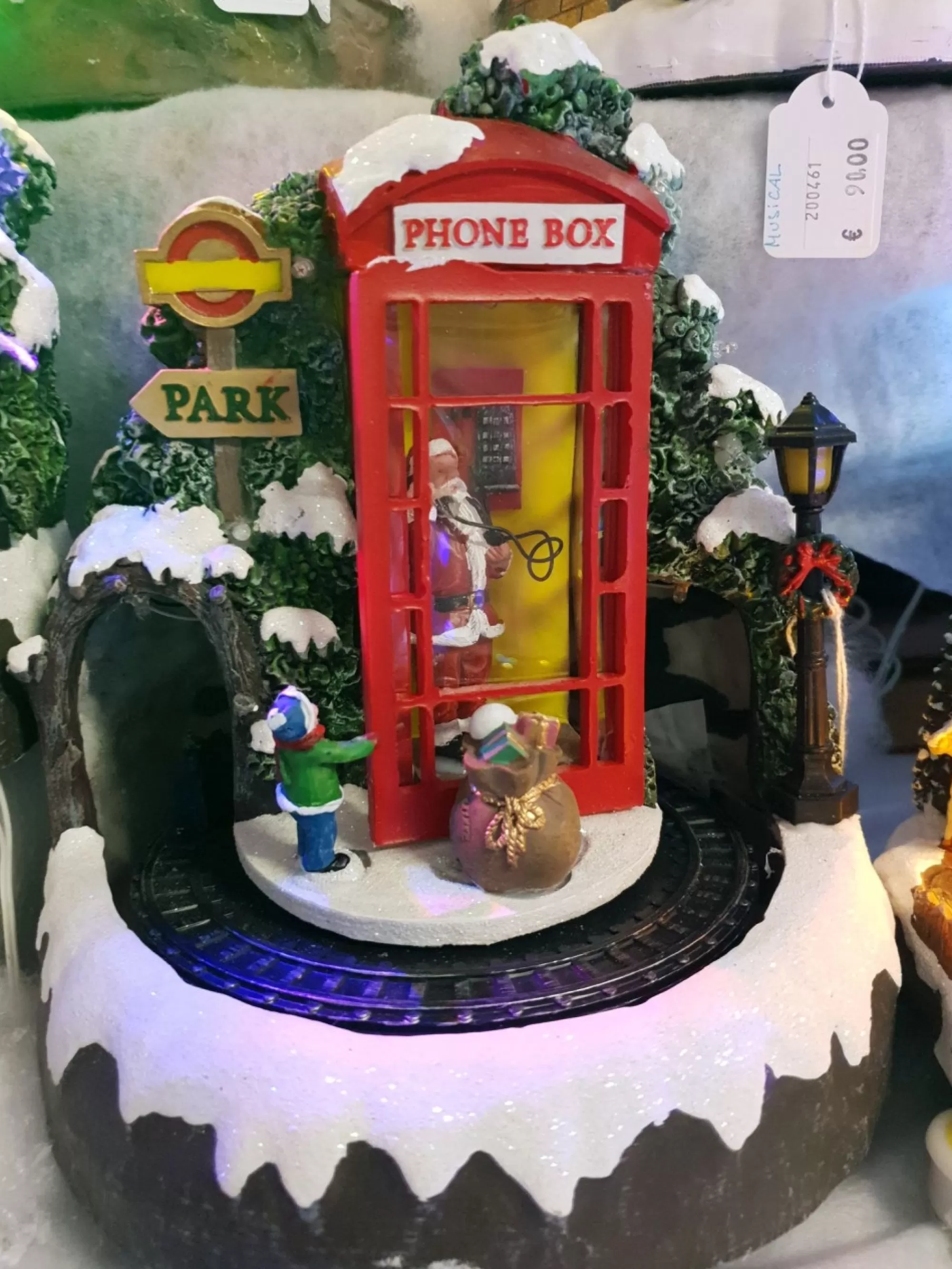 Online La Maison du Père Noël Cabine Telephonique Pere Noël – Musicale – Maison