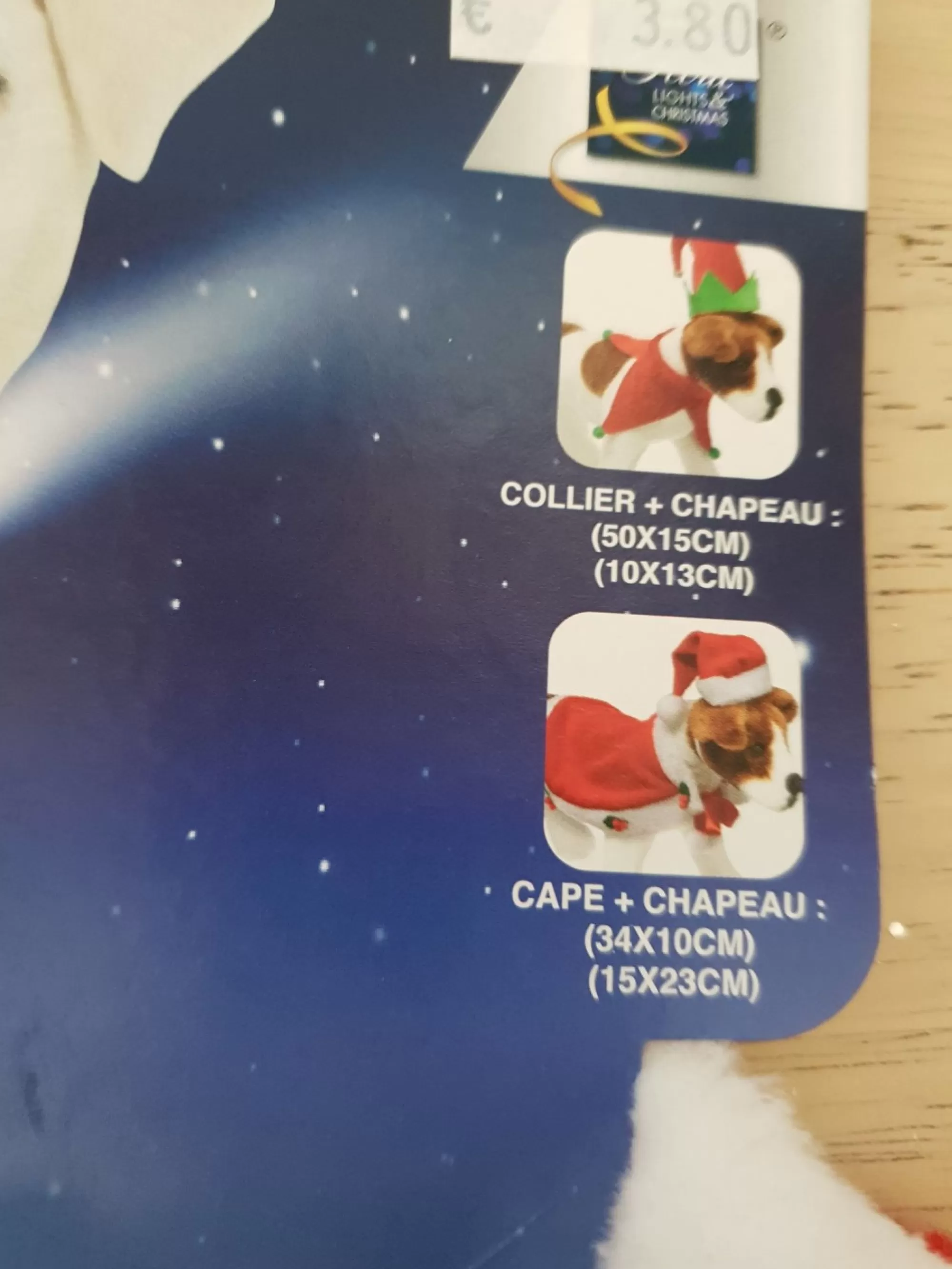 Cheap La Maison du Père Noël Cape Et Bonnet De Noël Pour Chien