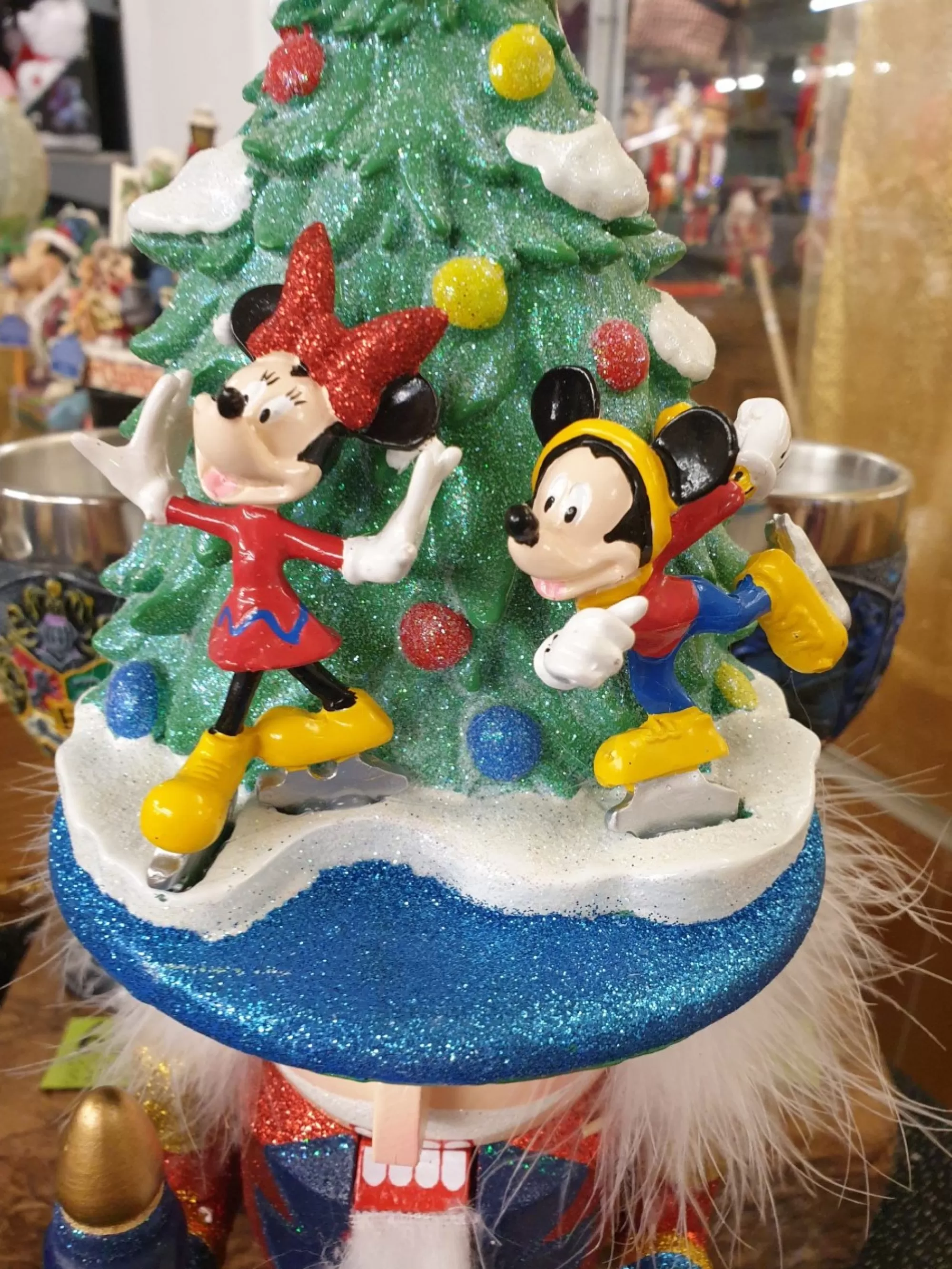 Discount La Maison du Père Noël Casse-Noisette Avec Chapeau Sapin Et Mickey / Minnie