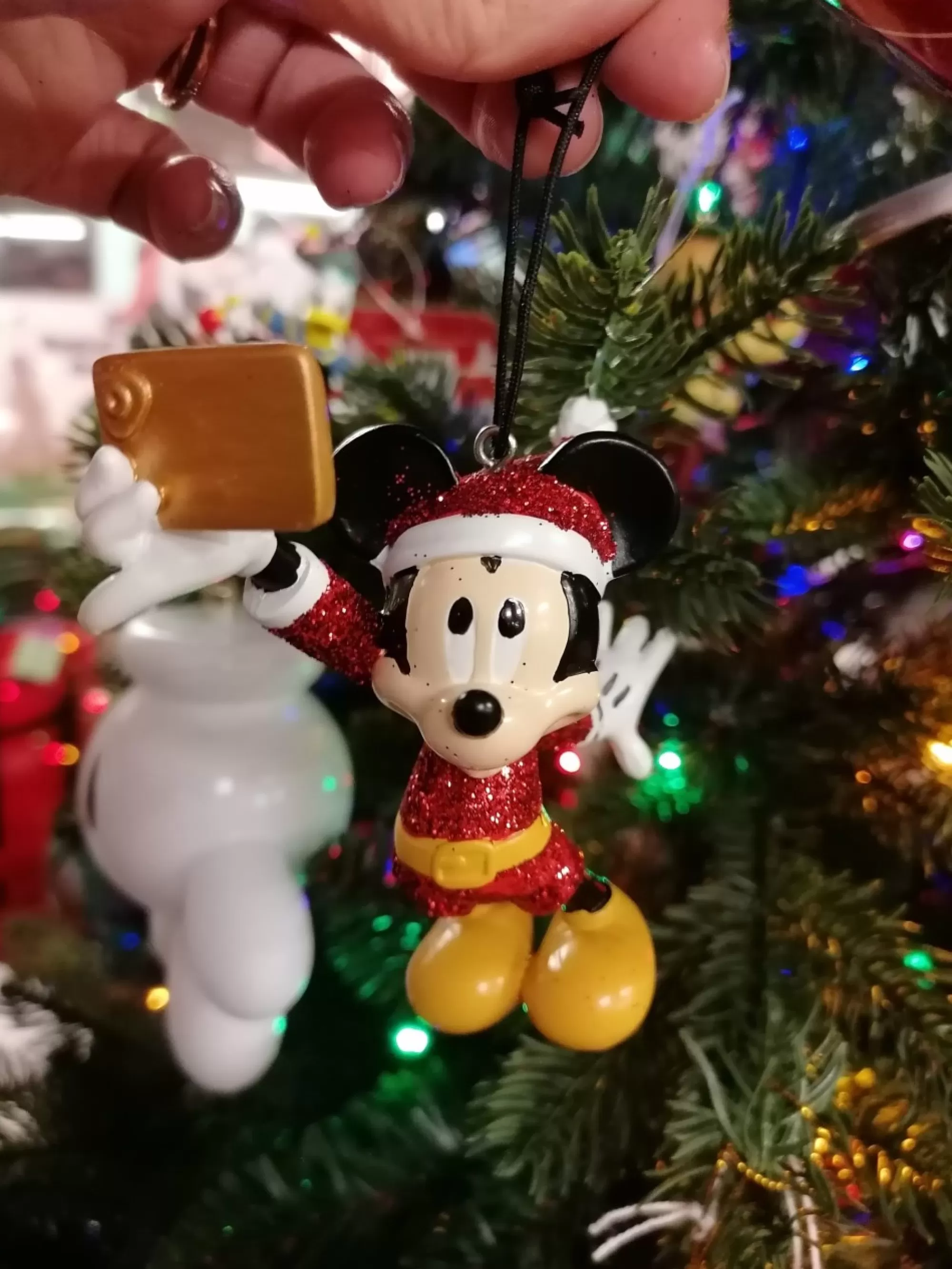 Sale La Maison du Père Noël Suspension Mickey Noël