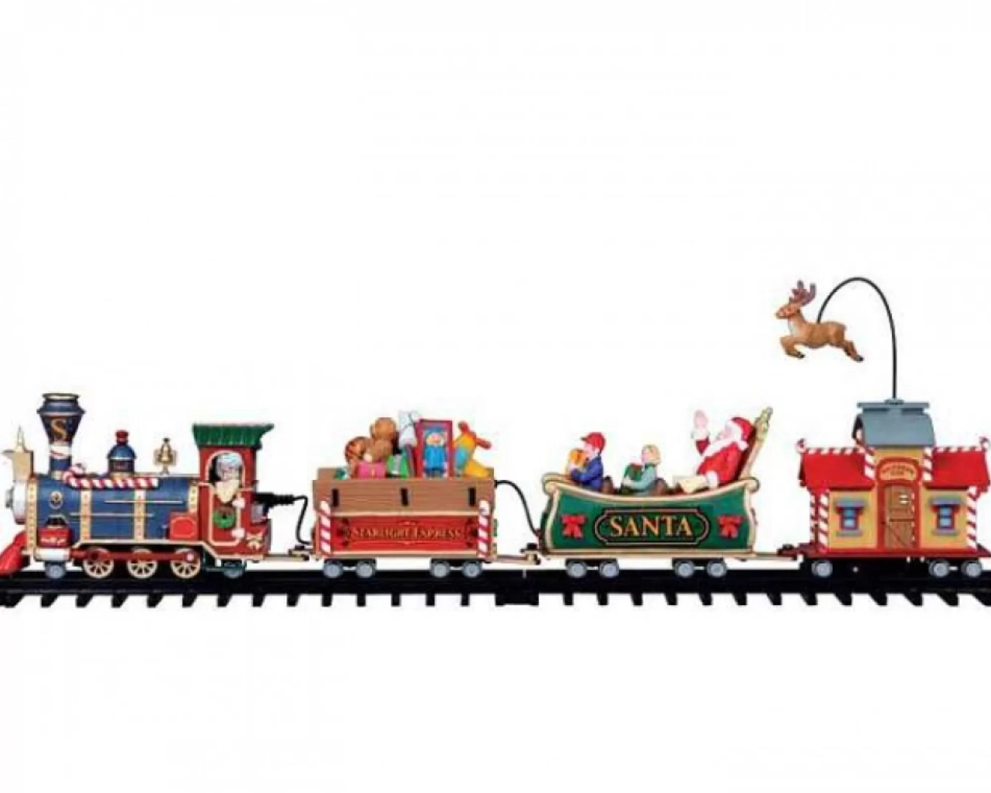 Online La Maison du Père Noël Train De Noël Lemax